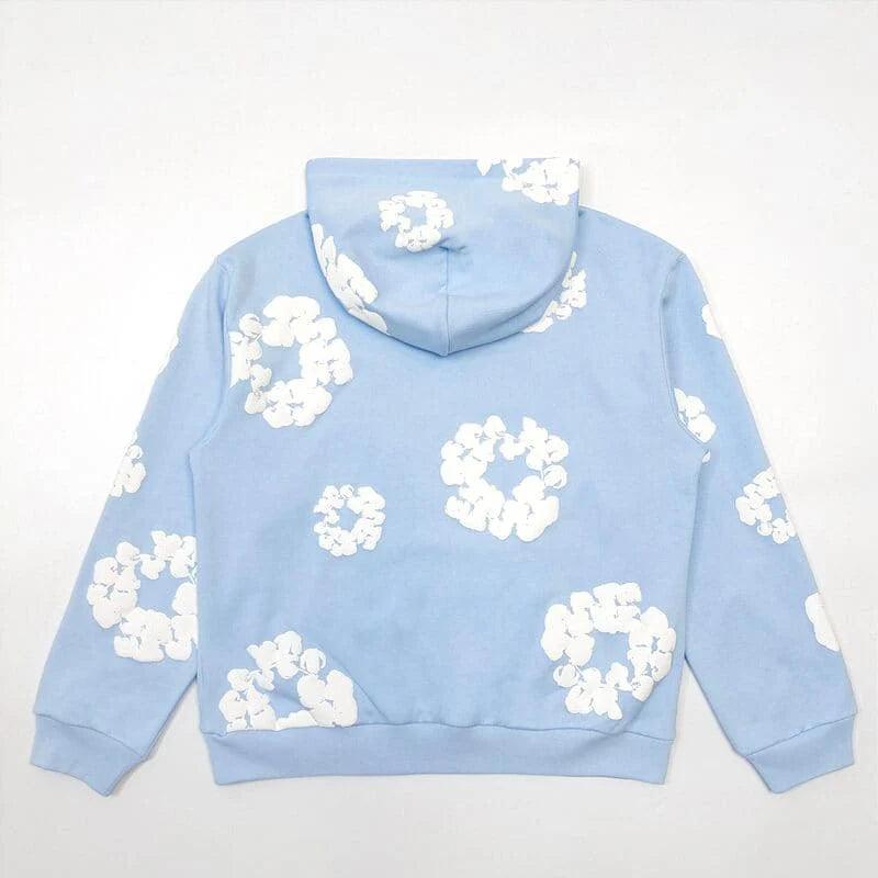Moletom Denim Tears The Cotton Wreath Powder Blue