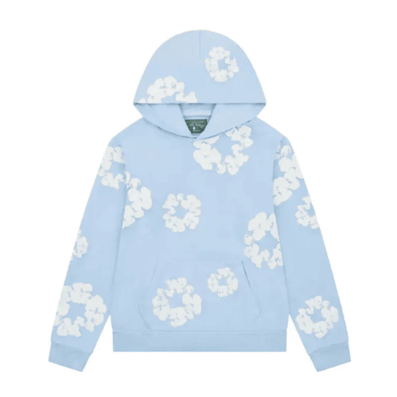Moletom Denim Tears The Cotton Wreath Powder Blue